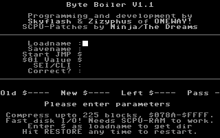 Byteboiler V1.1 Screenshot