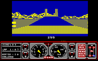 Hard Drivin' Screenshot